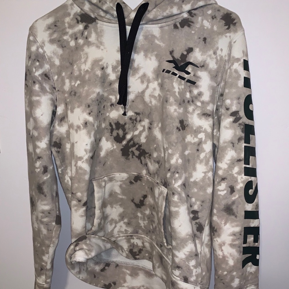 Hollister marble hoodie